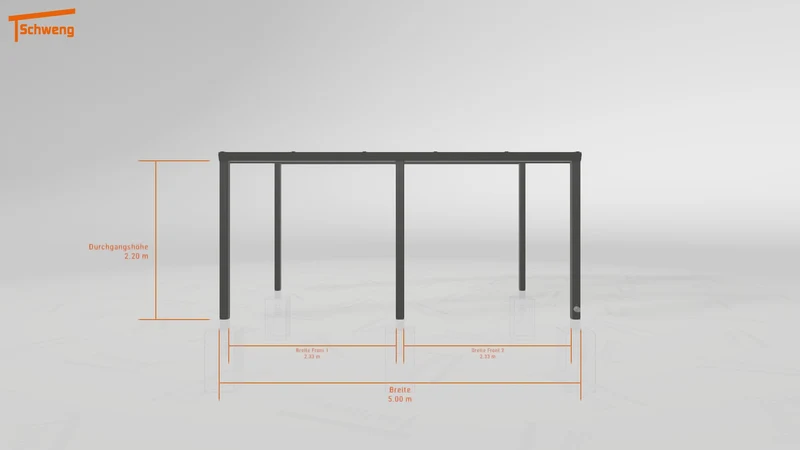 #DE Schweng Pultdachcarport S350 (ID w3x2bw) #MTG