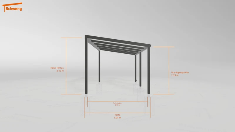 #DE Schweng Pultdachcarport S350 (ID w3x2bw) #MTG