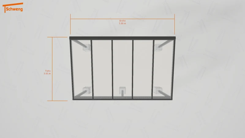#DE Schweng Pultdachcarport S350 (ID w3x2bw) #MTG