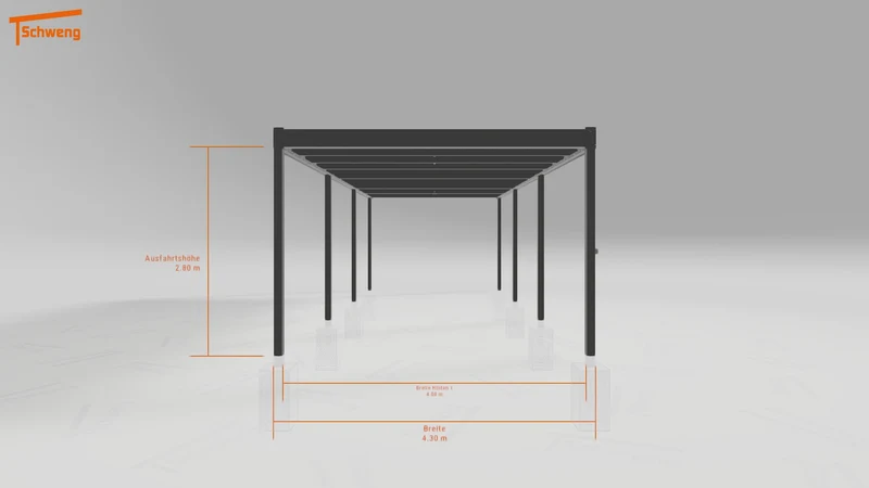 #DE Schweng Flachdachcarport C600 (ID x783v8) #MTG