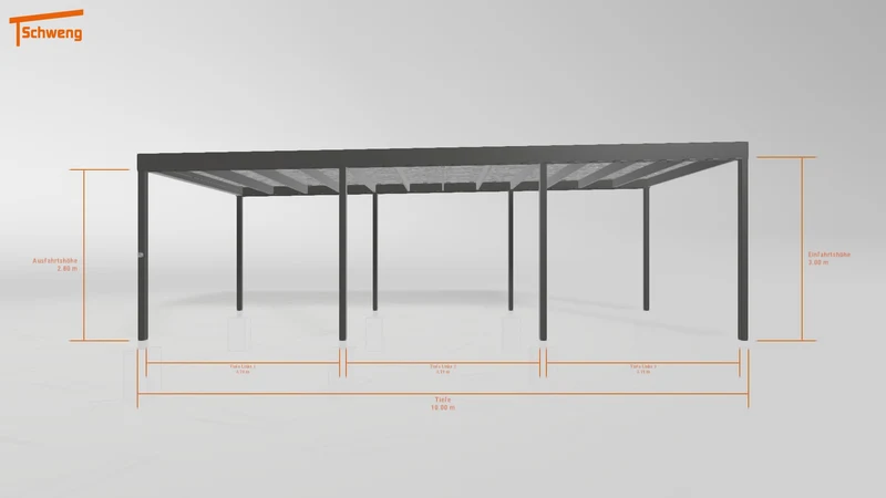 #DE Schweng Flachdachcarport C600 (ID x783v8) #MTG
