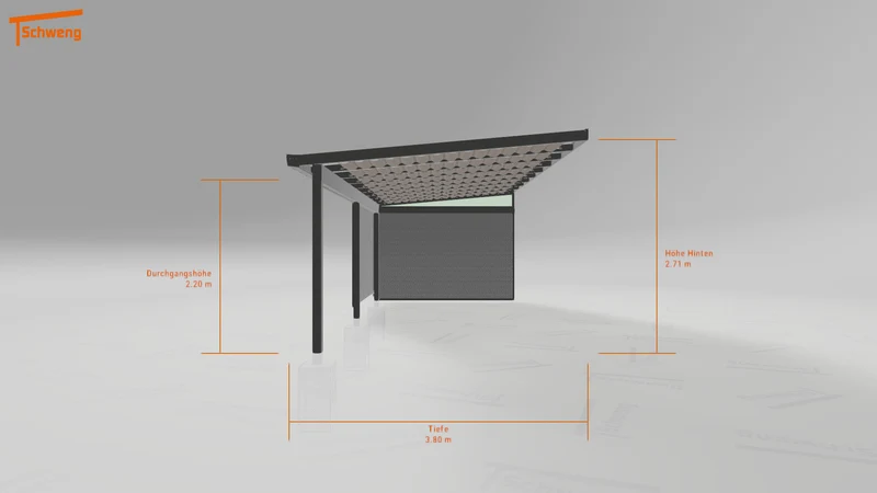 #DE Schweng Terrassenüberdachung S400 (ID ygj2qk)