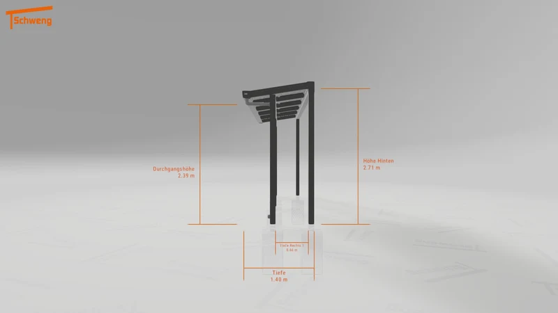 #DE Schweng Pultdachcarport S400 (ID mj2v9v)
