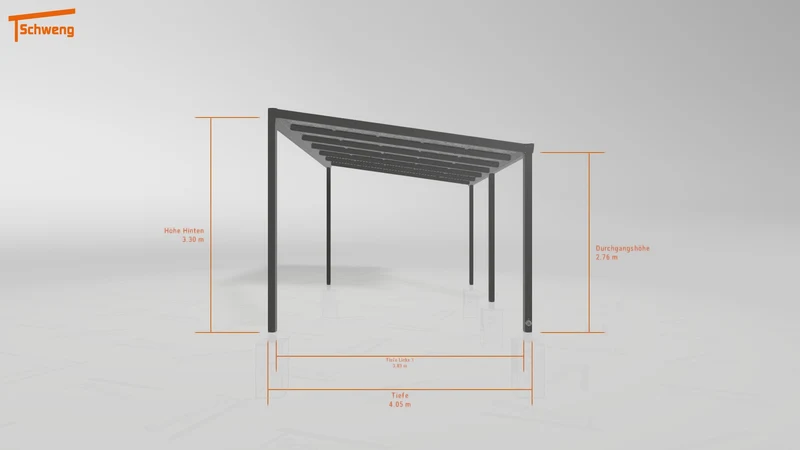 #DE Schweng Pultdachcarport S400 (ID 77b2j7) #MTG