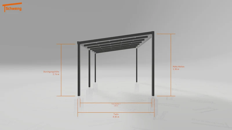 #DE Schweng Pultdachcarport S400 (ID 77b2j7) #MTG