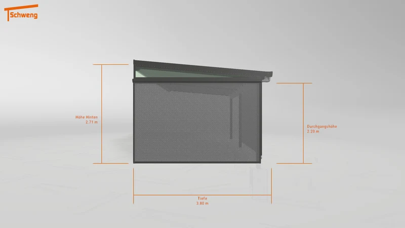 #DE Schweng Terrassenüberdachung S400 (ID qdvnp7)