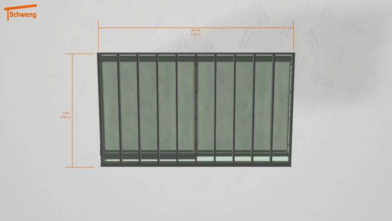 #DE Schweng Terrassenüberdachung S400 (ID qdvnp7)