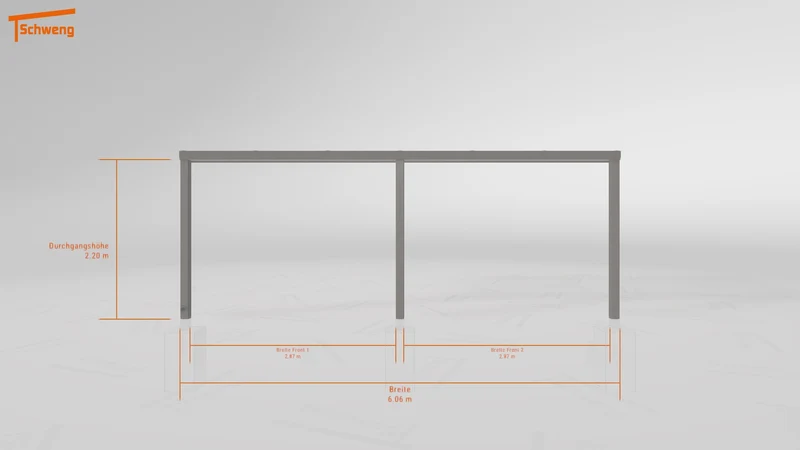 #DE Schweng Pultdachcarport S350 (ID zbw3nz)