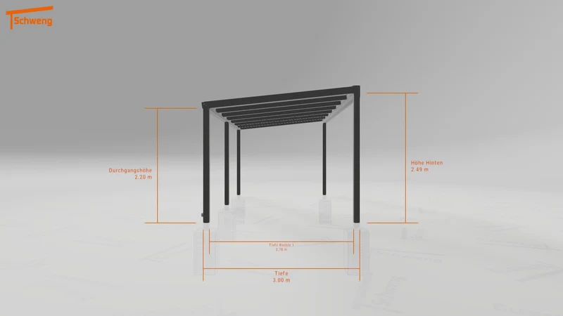 #DE Schweng Terrassenüberdachung S350 (ID dvndpq)