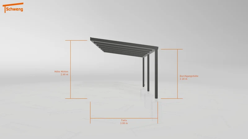 #DE Schweng Terrassenüberdachung S350 (ID qdvjz8)