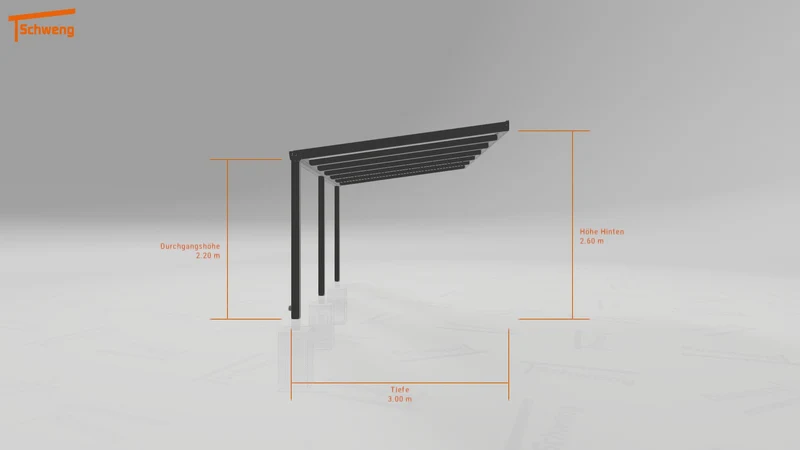 #DE Schweng Terrassenüberdachung S350 (ID qdvjz8)