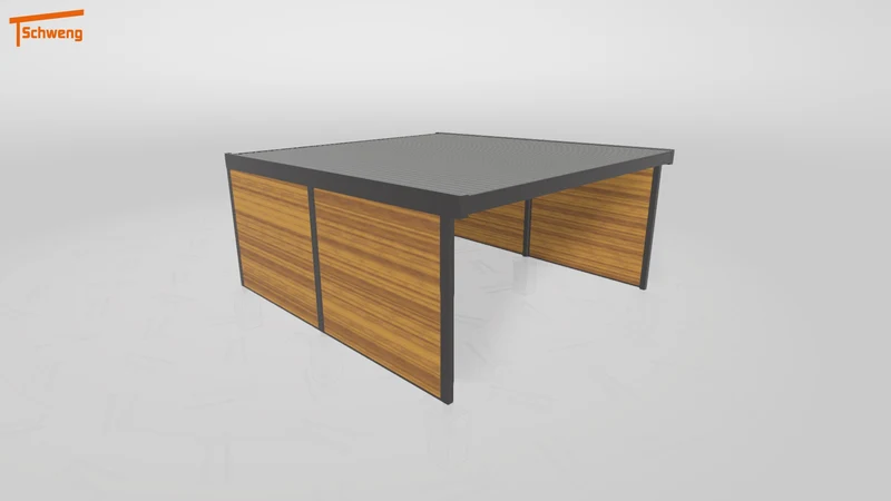 #DE Schweng Flachdachcarport C600 (ID qdv99v) #MTG