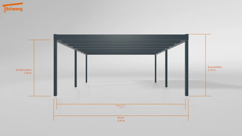 #DE Schweng Flachdachcarport C600 (ID 85pjj5) #MTG