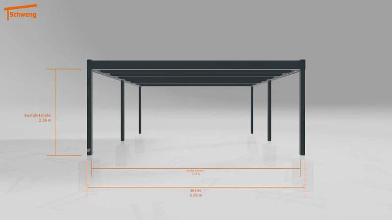 #DE Schweng Flachdachcarport C600 (ID 85pjj5) #MTG