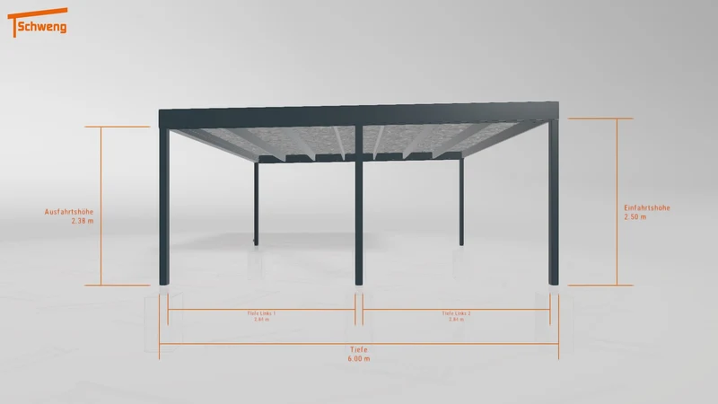 #DE Schweng Flachdachcarport C600 (ID 85pjj5) #MTG
