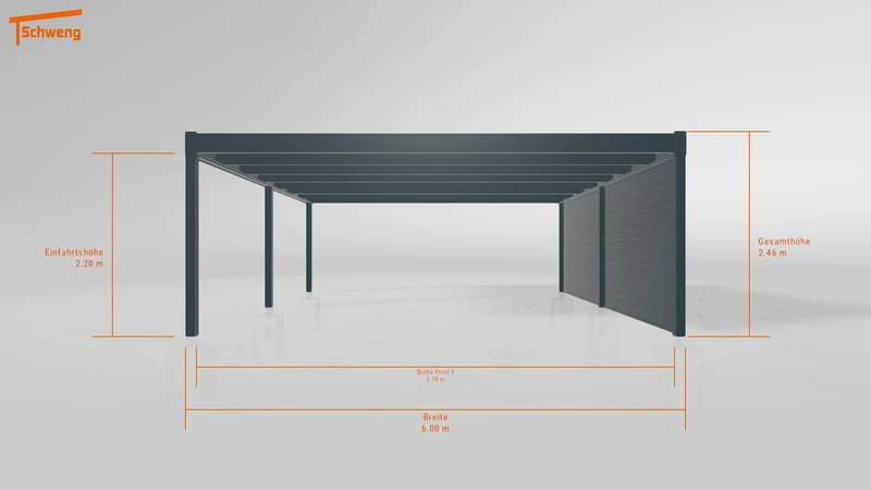 #DE Schweng Flachdachcarport C600+ (ID pbp5vq) #MTG