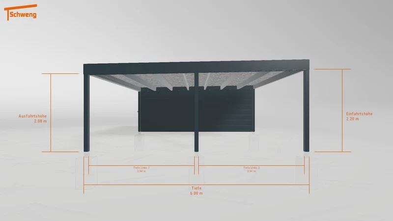 #DE Schweng Flachdachcarport C600+ (ID pbp5vq) #MTG