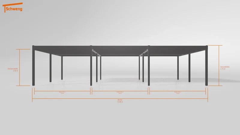 #DE Schweng Flachdachcarport C600 (ID x78qn8)