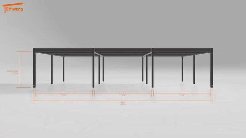 #DE Schweng Flachdachcarport C600 (ID x78qn8)