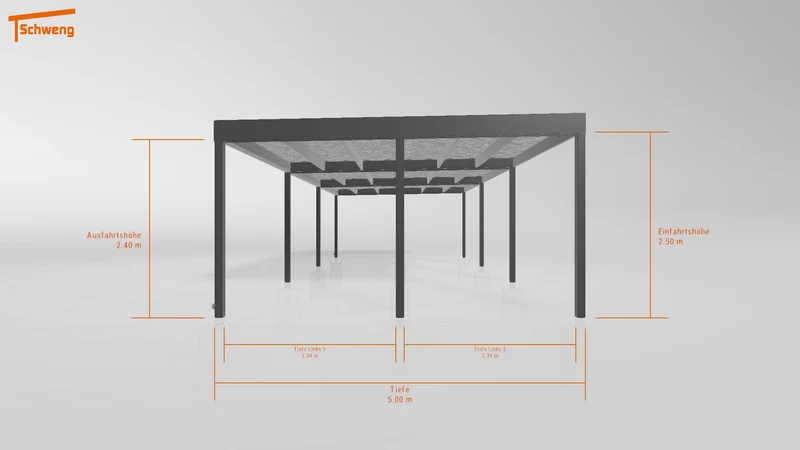#DE Schweng Flachdachcarport C600 (ID x78qn8)
