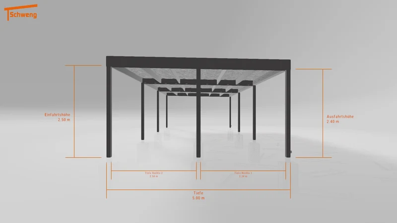 #DE Schweng Flachdachcarport C600 (ID x78qn8)