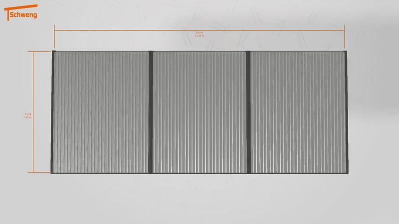#DE Schweng Flachdachcarport C600 (ID x78qn8)