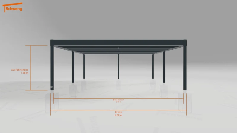 #DE Schweng Flachdachcarport C600+ (ID dvnk3q) #MTG