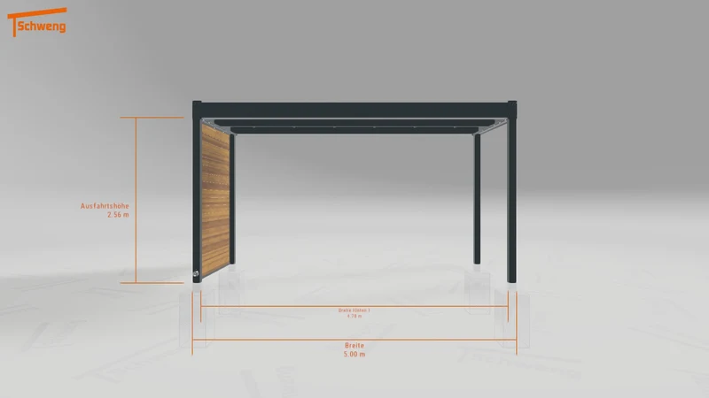 #DE Schweng Flachdachcarport C600 (ID 33j98y) #MTG
