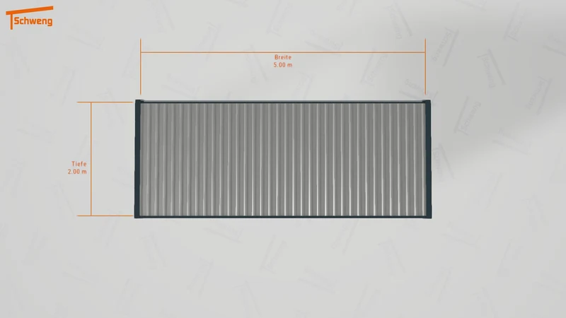 #DE Schweng Flachdachcarport C600 (ID 33j98y) #MTG