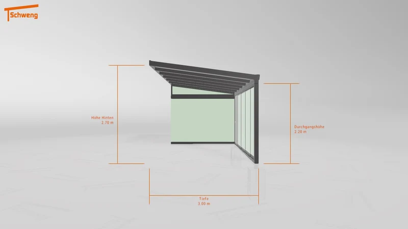 #DE Schweng Terrassenüberdachung S400 (ID g75rgn)