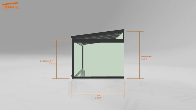 #DE Schweng Terrassenüberdachung S400 (ID g75rgn)