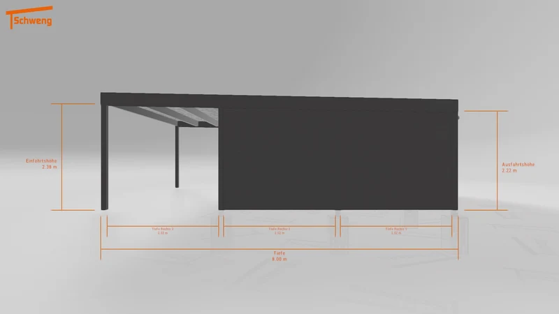 #DE Schweng Flachdachcarport C600+ (ID rjnxng) #MTG