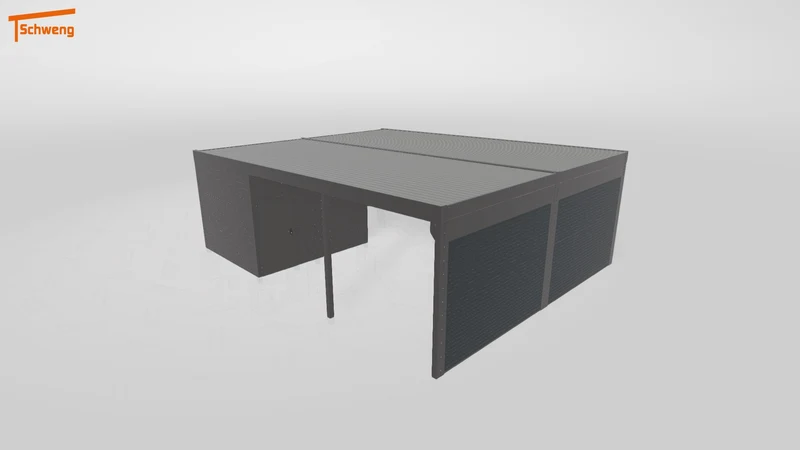 #DE Schweng Flachdachcarport C600+ (ID g75v5q) #MTG