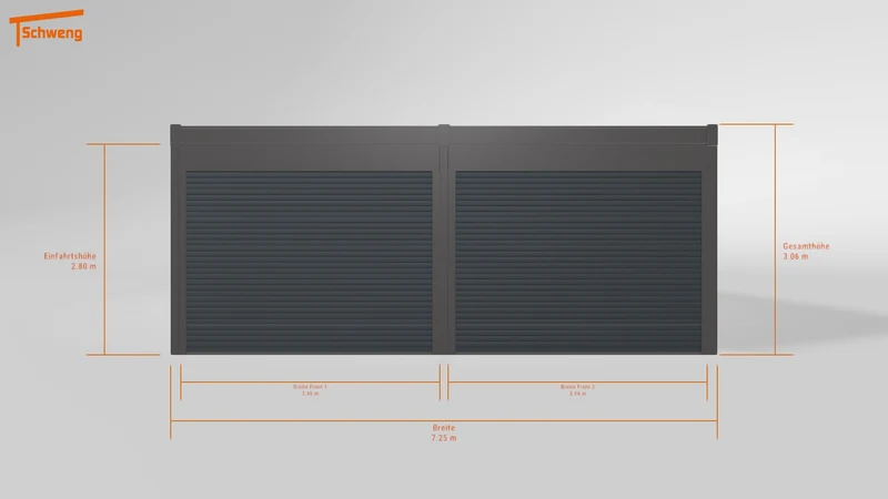#DE Schweng Flachdachcarport C600+ (ID g75v5q) #MTG