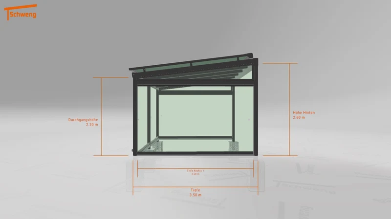 #DE Schweng Terrassenüberdachung S400 (ID w3xmxr)