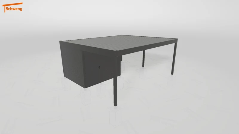 #DE Schweng Flachdachcarport C600+ (ID 33j7yw) #MTG