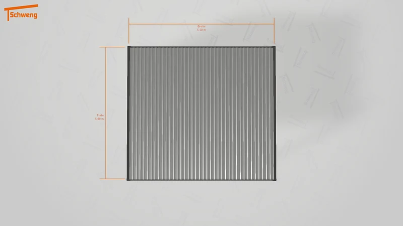 #DE Schweng Flachdachcarport C600+ (ID 33j7yw) #MTG