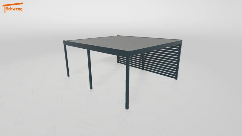 #DE Schweng Flachdachcarport C600+ (ID 77bwjv) #MTG