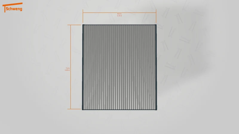 #DE Schweng Flachdachcarport C600+ (ID 77bwjv) #MTG