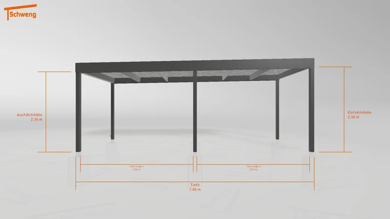 #DE Schweng Flachdachcarport C600 (ID qdvyxn) #MTG