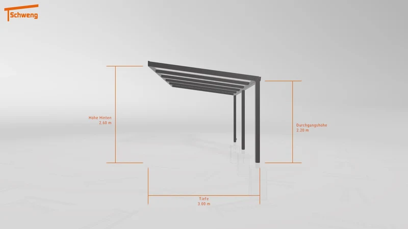 #CH Schweng Pultdachcarport S350 (ID zbw3w9) #MTG