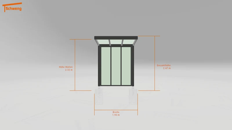 #DE Schweng Terrassenüberdachung S350 (ID 33jypz)