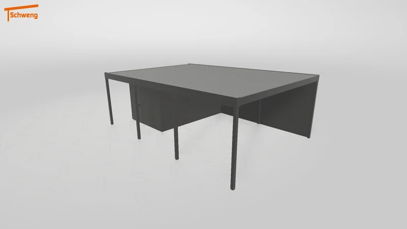 #DE Schweng Flachdachcarport C600 (ID 5mz79q) #MTG