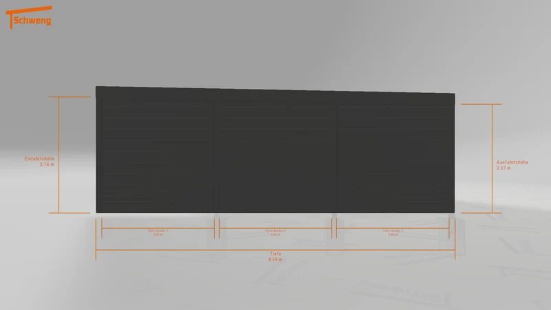 #DE Schweng Flachdachcarport C600 (ID 5mz79q) #MTG