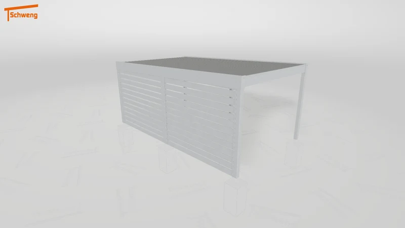 #DE Schweng Flachdachcarport C600 (ID dvn8bx) #MTG