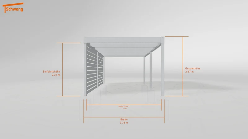 #DE Schweng Flachdachcarport C600 (ID dvn8bx) #MTG