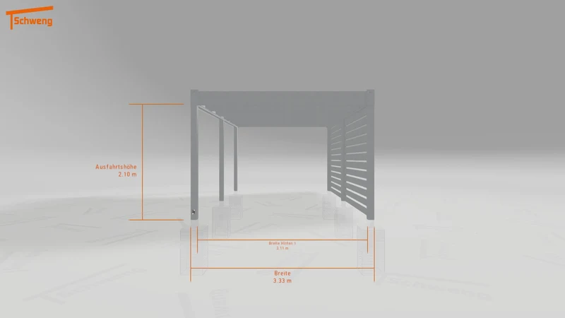 #DE Schweng Flachdachcarport C600 (ID dvn8bx) #MTG