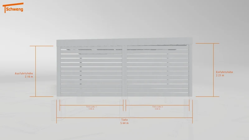 #DE Schweng Flachdachcarport C600 (ID dvn8bx) #MTG