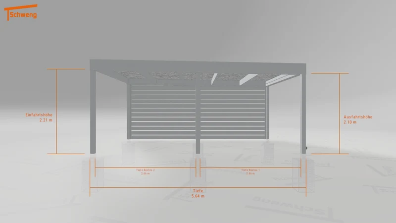 #DE Schweng Flachdachcarport C600 (ID dvn8bx) #MTG