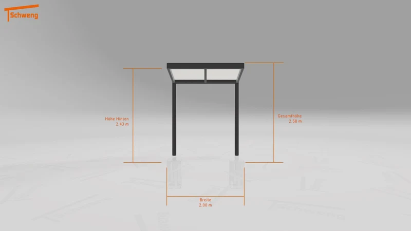 #DE Schweng Terrassenüberdachung S350 (ID 5mzdqq)